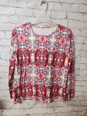 Coolibar XXL Sun Protectant Bamboo Viscose Floral Pink Longsleeve Rashguard Swim